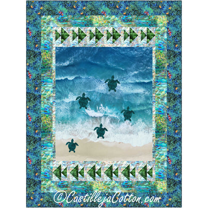 Turtles to the Ocean Quilt Pattern CJC-53611 - Paper Pattern