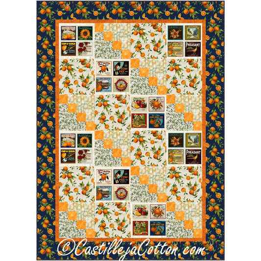 Orange Garden Quilt Pattern CJC-53661 - Paper Pattern