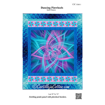 Dancing Pinwheels Quilt CJC-53681e - Downloadable Pattern