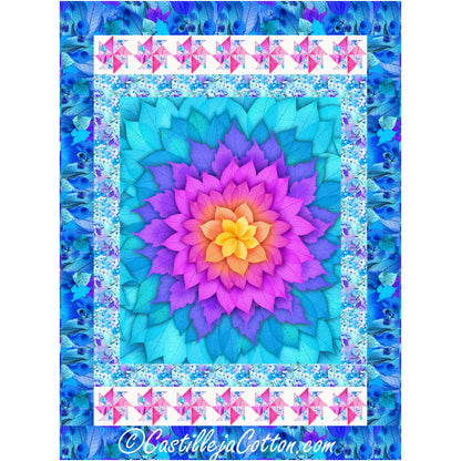 Fanciful Pinwheels Quilt CJC-53682e - Downloadable Pattern