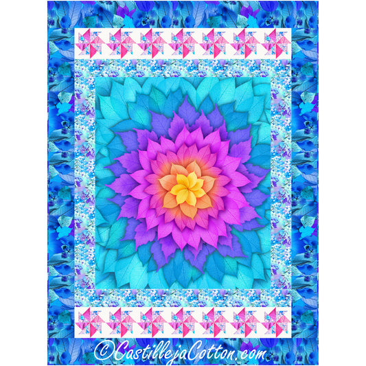 Fanciful Pinwheels Quilt Pattern CJC-53682 - Paper Pattern