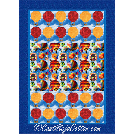 Air Balloons Quilt CJC-53702e - Downloadable Pattern