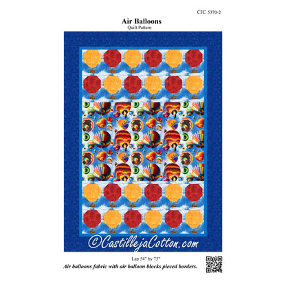 Air Balloons Quilt Pattern CJC-53702 - Paper Pattern