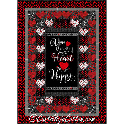 Happy Hearts Quilt Pattern CJC-53761 - Paper Pattern