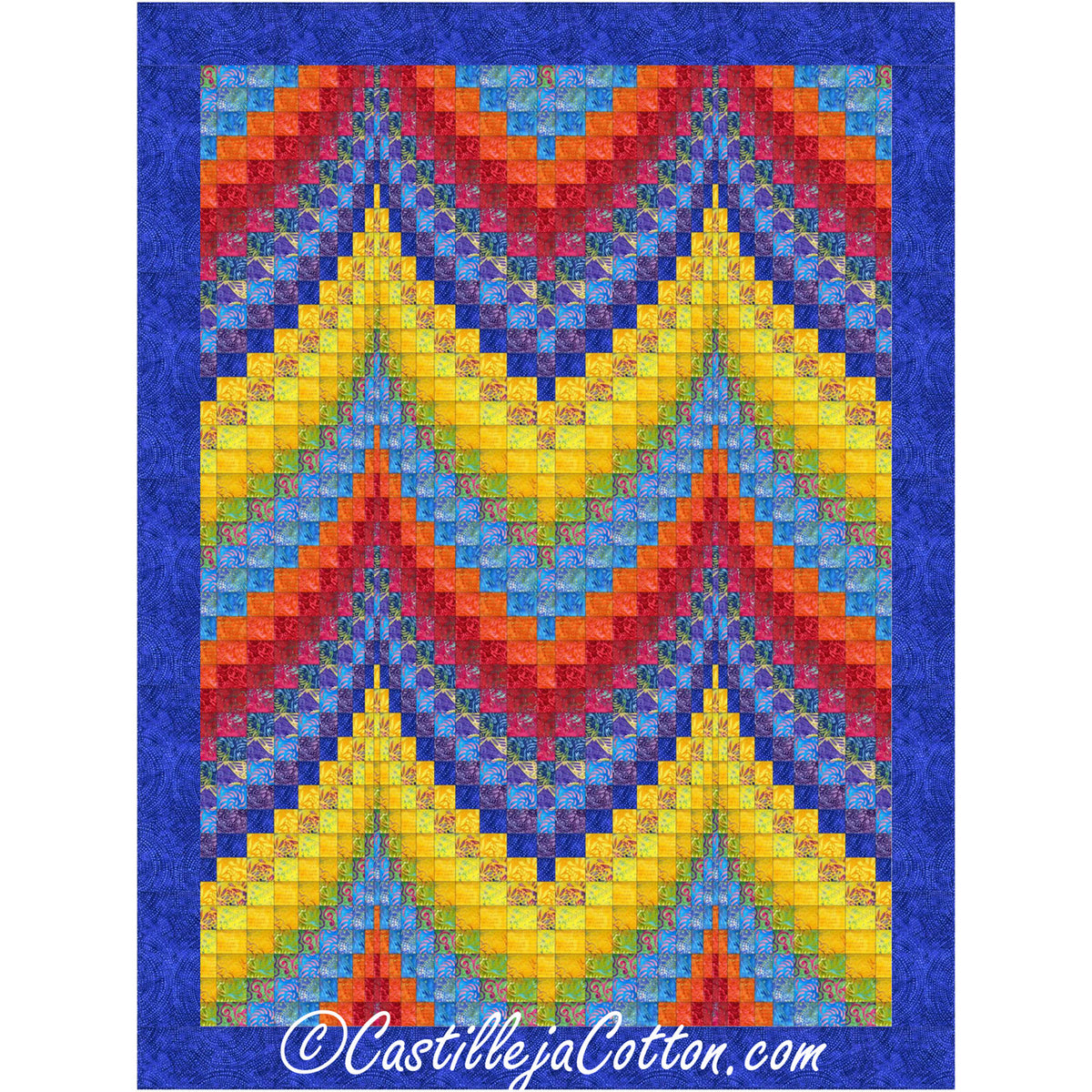 Bargello Melody Quilt Pattern CJC-53772 - Paper Pattern