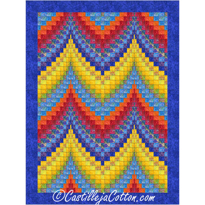 Bargello Melody Quilt Pattern CJC-53772 - Paper Pattern