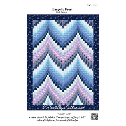 Bargello Frost Quilt Quilt Pattern CJC-53773 - Paper Pattern