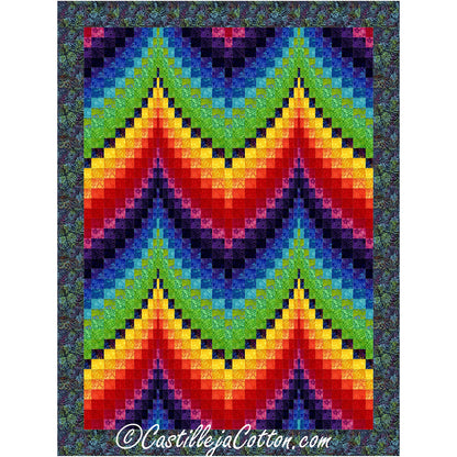 Bargello Fandango Quilt CJC-53775e - Downloadable Pattern