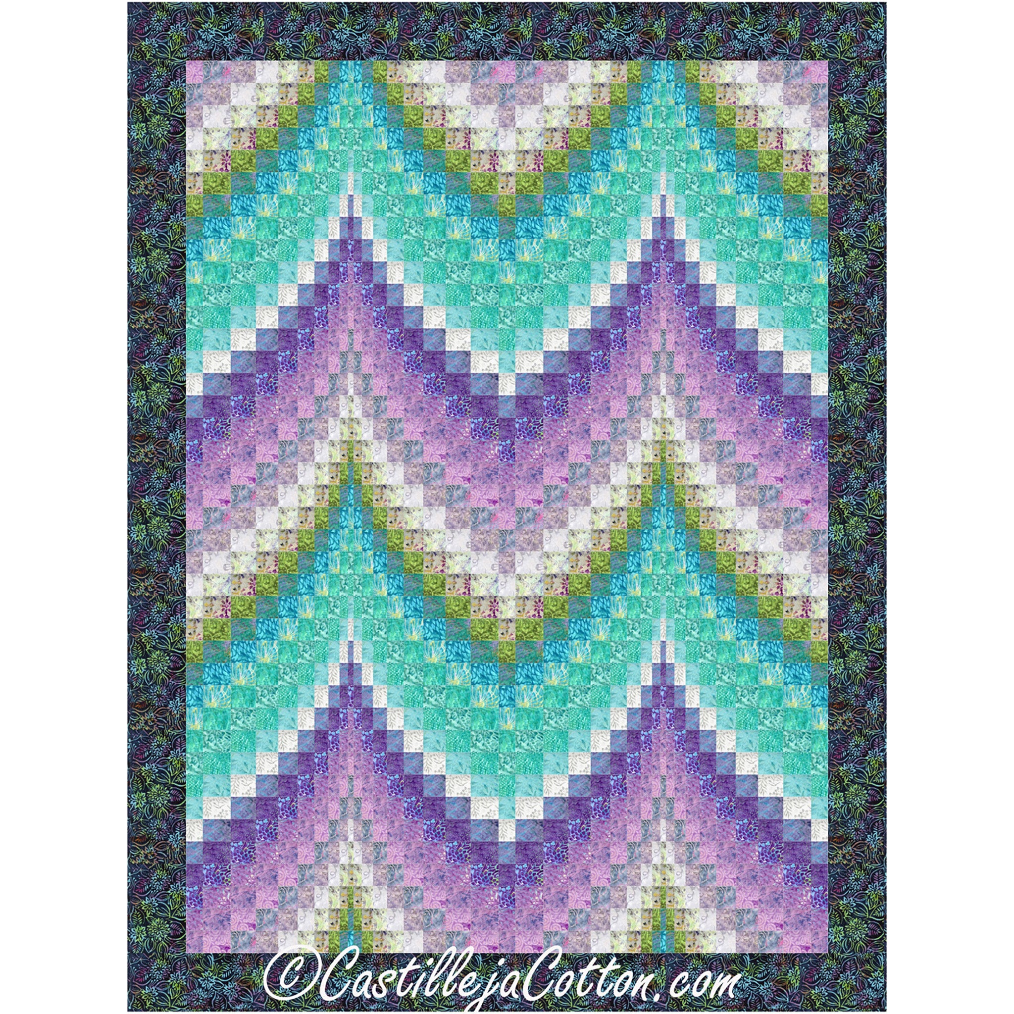 Bargello Mermaid Quilt Pattern CJC-53776 - Paper Pattern – QuiltWoman.com