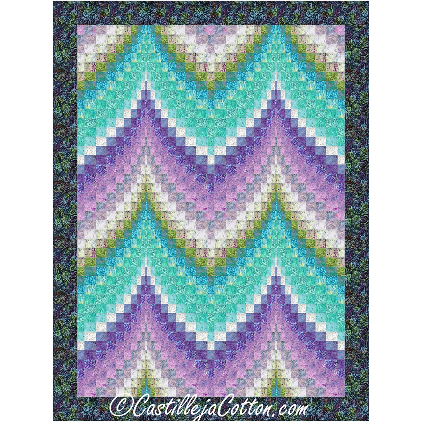 Bargello Mermaid Quilt Pattern CJC-53776w - Wholesale Product