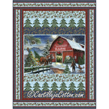Christmas Barn Quilt CJC-53811e  - Downloadable Pattern