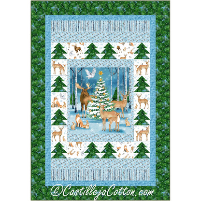 Christmas Deer Quilt Pattern CJC-53821 - Paper Pattern