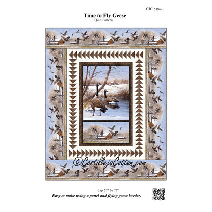 Time to Fly Geese Quilt CJC-53861e - Downloadable Pattern