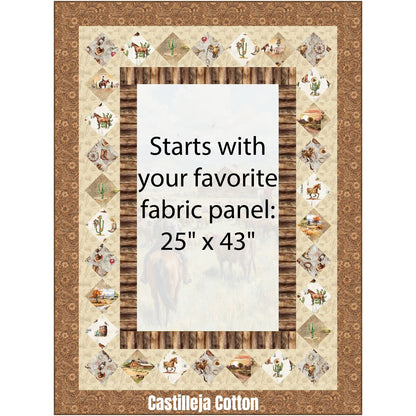 Cattle Drive Quilt Pattern CJC-53924 - Paper Pattern