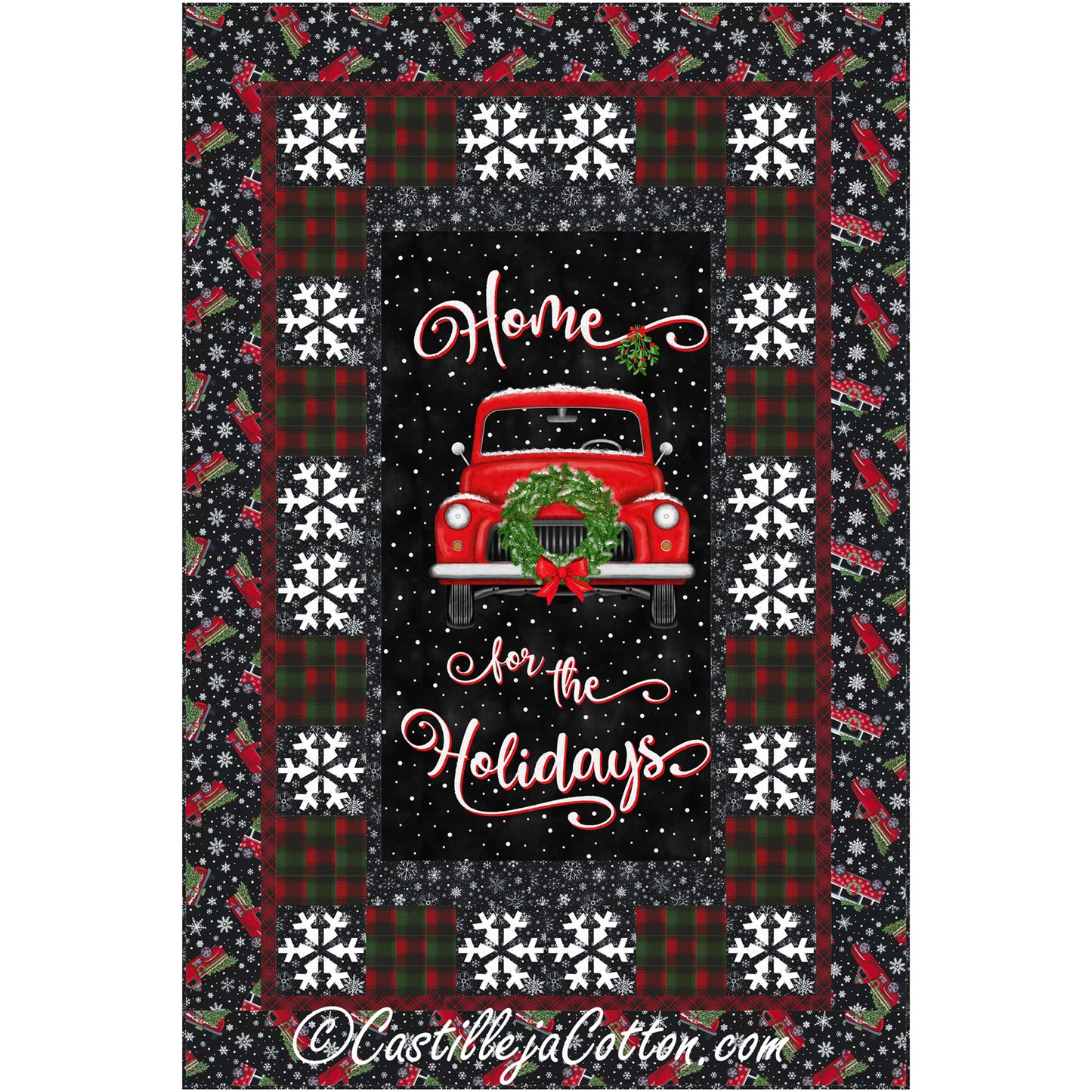 Holiday Truck Quilt Pattern CJC-53981 - Paper Pattern