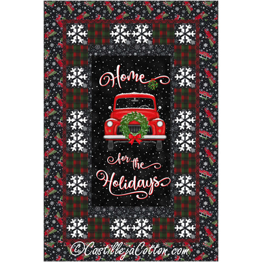 Holiday Truck Quilt Pattern CJC-53981 - Paper Pattern
