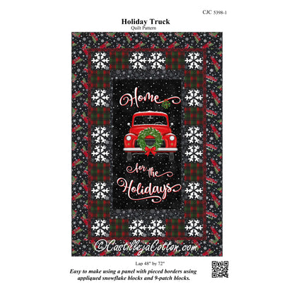 Holiday Truck Quilt Pattern CJC-53981 - Paper Pattern