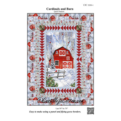 Cardinals and Barn Quilt Pattern CJC-53991 - Paper Pattern