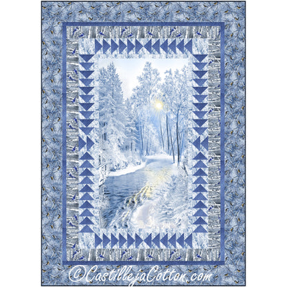 Winter Stream and Birds Quilt CJC-53992e - Downloadable Pattern