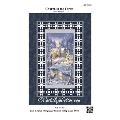 Church in the Forest Quilt Pattern CJC-54001w  - Wholesale Product