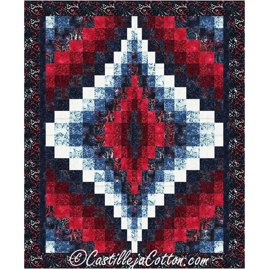 Double Bargello Jewel Quilt Pattern CJC-54022 - Paper Pattern
