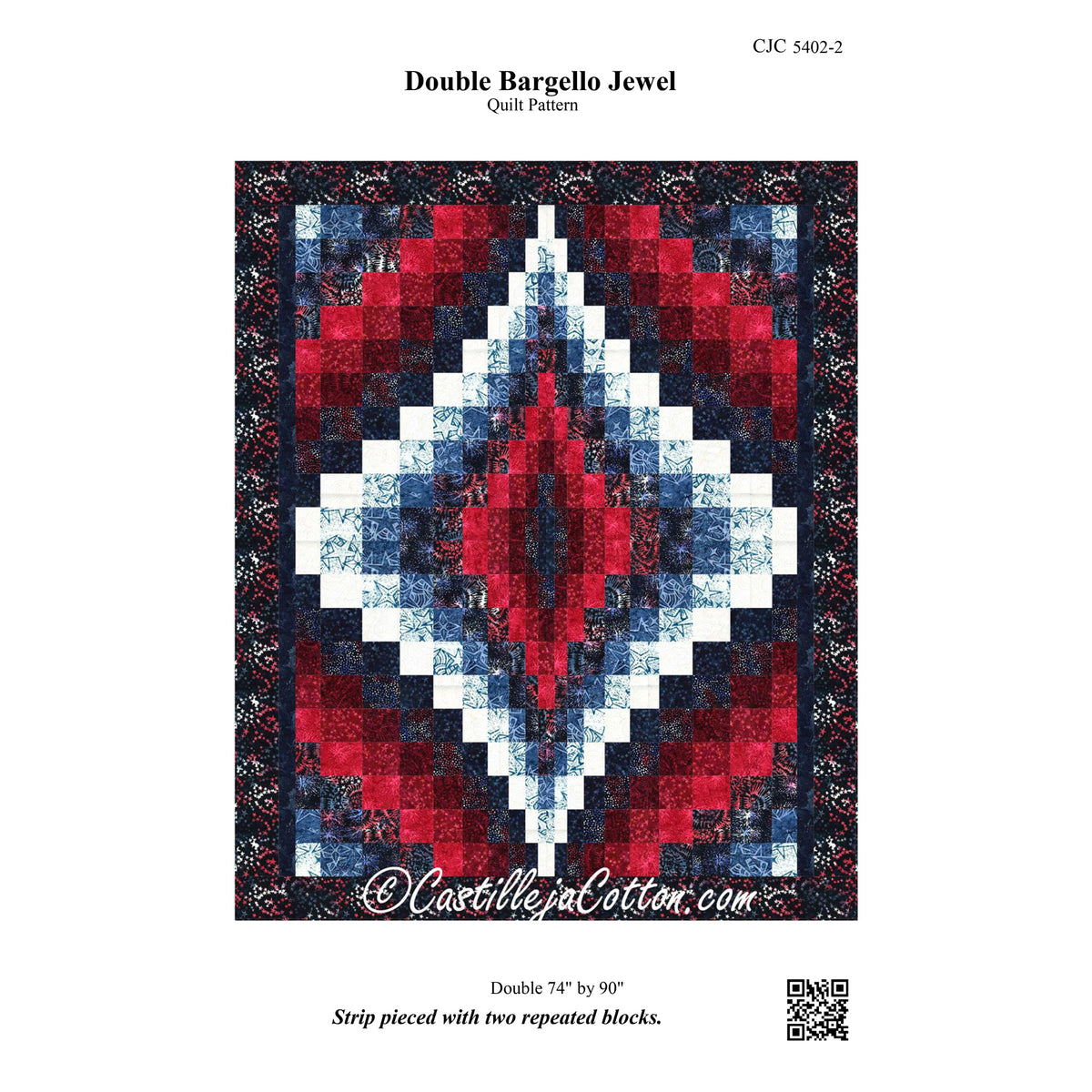 Double Bargello Jewel Quilt CJC-54022e - Downloadable Pattern