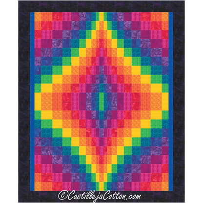 Double Bargello Jewel Quilt CJC-54024e - Downloadable Pattern