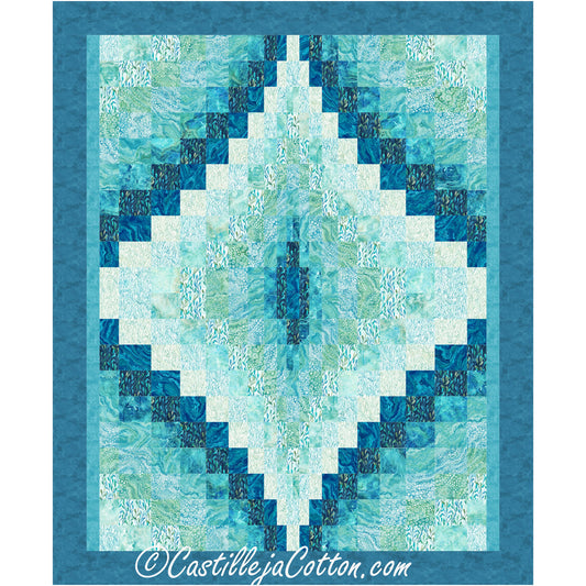 Double Bargello Jewel Quilt Pattern CJC-54025 - Paper Pattern