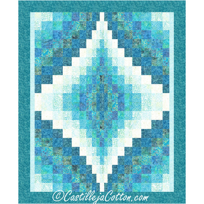 Double Bargello Jewel Splash Quilt Pattern CJC-54026 - Paper Pattern