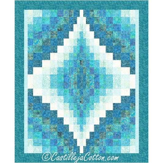 Double Bargello Jewel Splash Quilt CJC-54026e - Downloadable Pattern