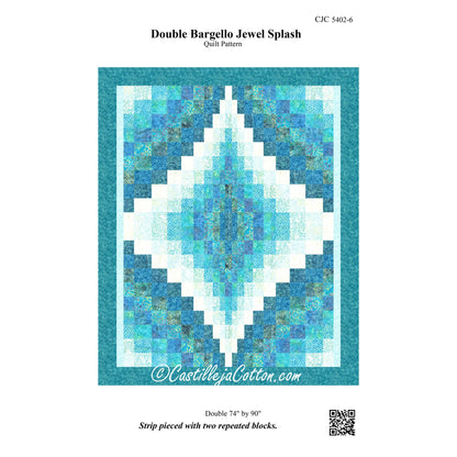 Double Bargello Jewel Splash Quilt Pattern CJC-54026 - Paper Pattern
