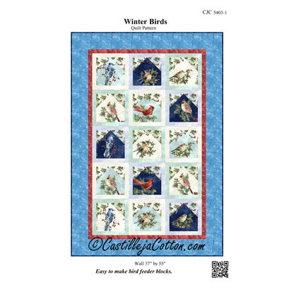 Winter Birds Quilt Pattern CJC-54031 - Paper Pattern