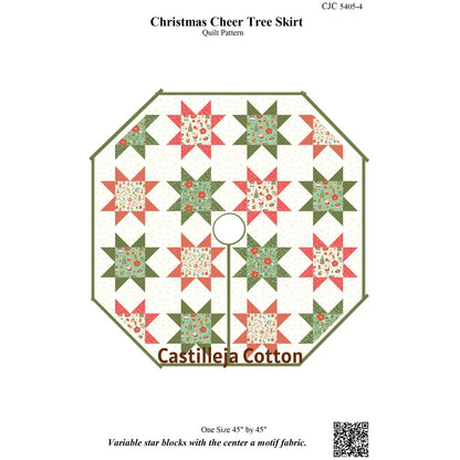 Cover image of pattern for Christmas Cheer Tree Skirt.