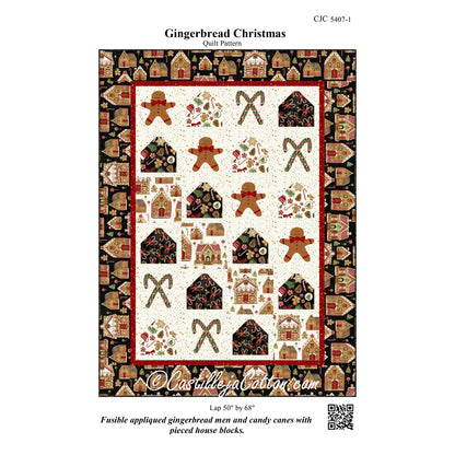 Gingerbread Christmas Quilt Pattern CJC-54071 - Paper Pattern