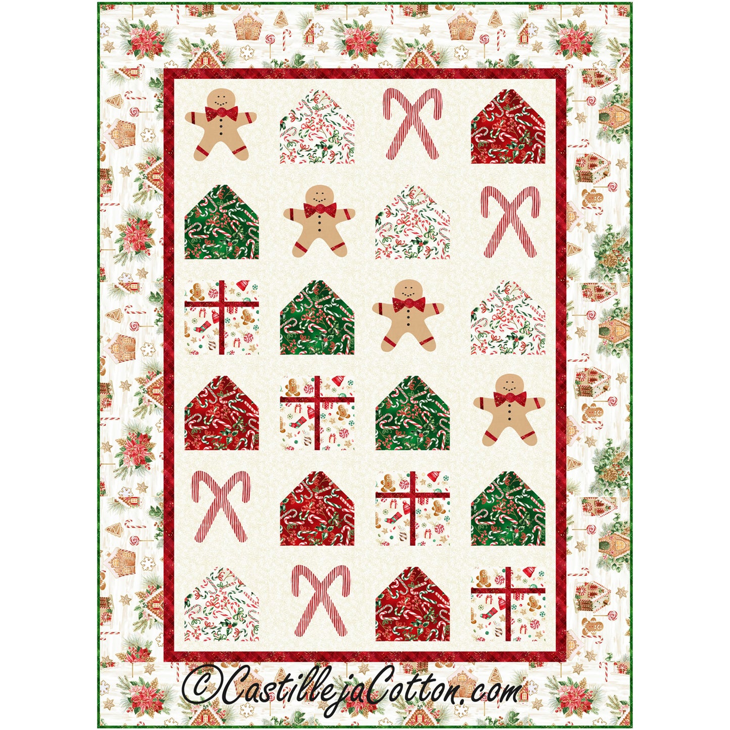 Christmas Candy Quilt Pattern CJC-54072w  - Wholesale Product