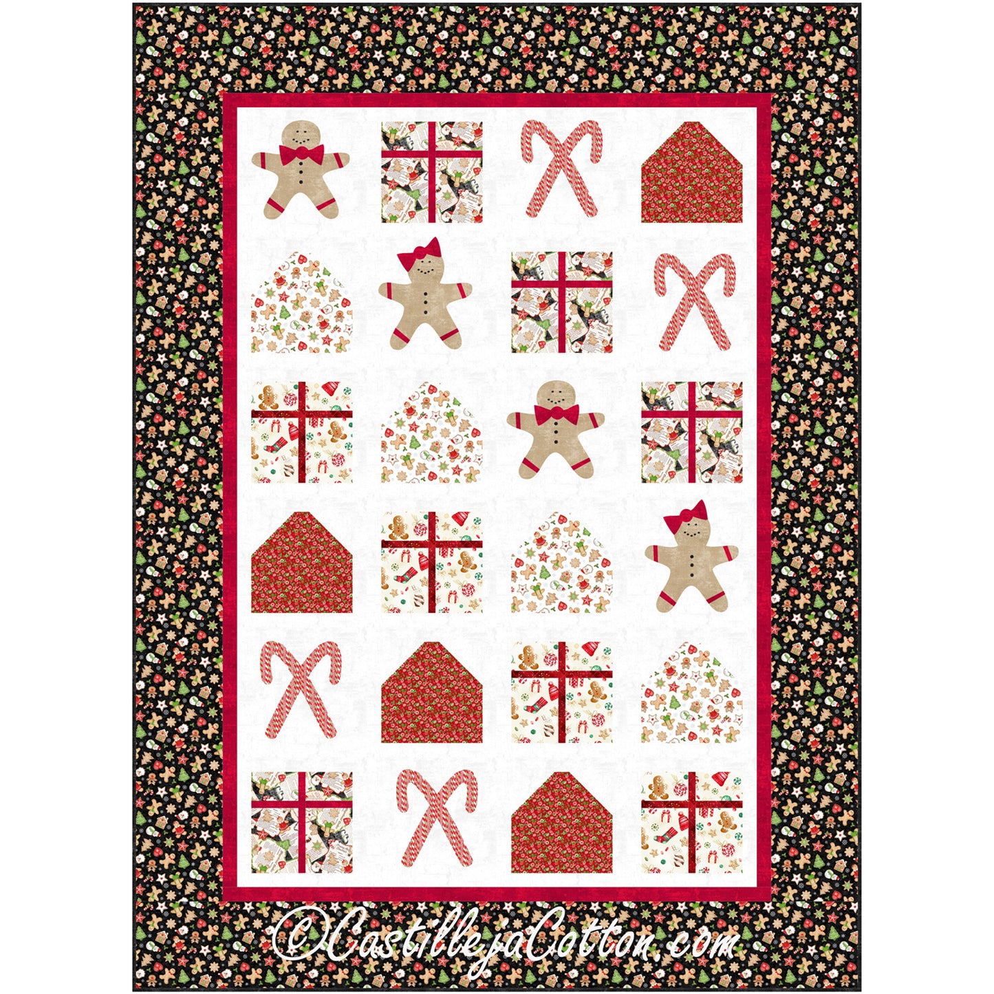 Christmas Baking Quilt CJC-54073e - Downloadable Pattern