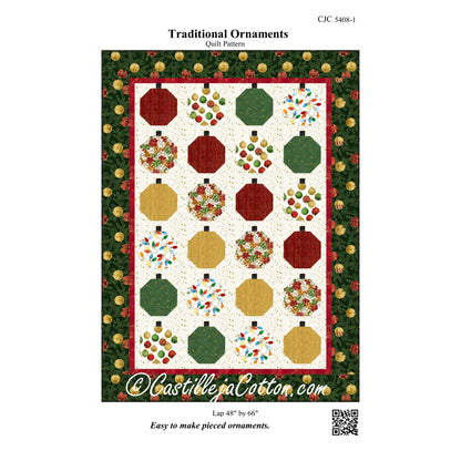 Traditional Ornaments Quilt CJC-54081e- Downloadable Pattern