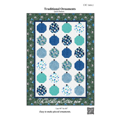 Traditional Ornaments Quilt CJC-54082e - Downloadable Pattern