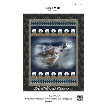 Moon Wolf Quilt CJC-54111e - Downloadable Pattern