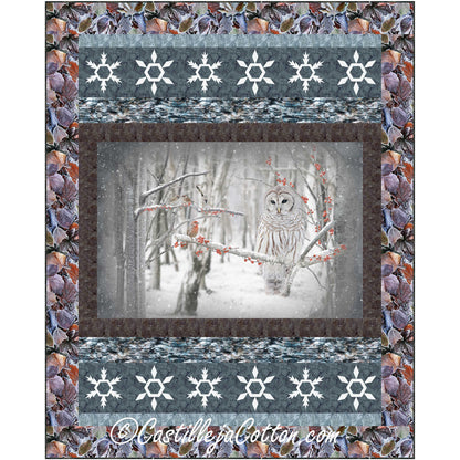 Owl and Cardinal Quilt CJC-54121e - Downloadable Pattern