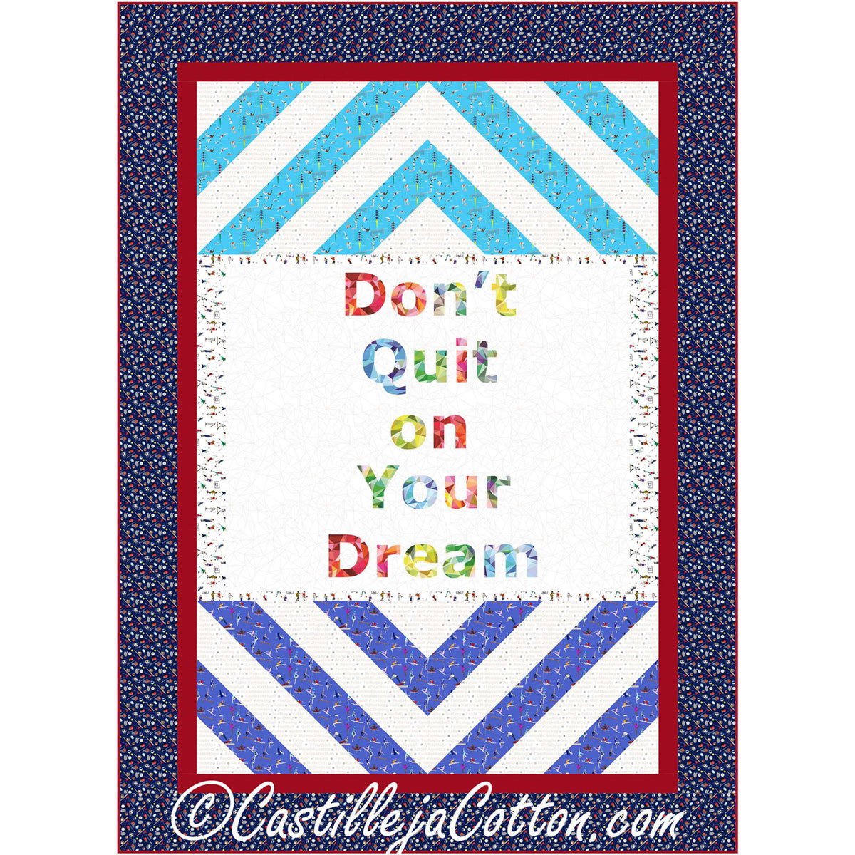 Sports Dreams Quilt Pattern CJC-54141 - Paper Pattern