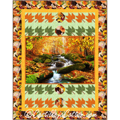 Autumn Stream Quilt Pattern CJC-54151 - Paper Pattern