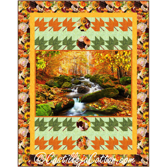 Autumn Stream Quilt Pattern CJC-54151 - Paper Pattern