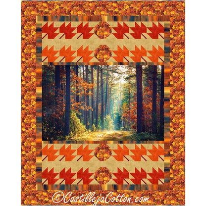 Autumn Stroll Quilt Pattern CJC-54153 - Paper Pattern