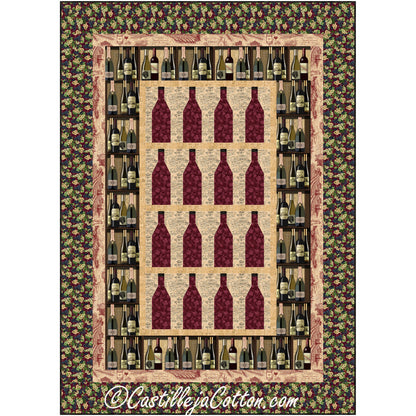 Wine Vault Quilt CJC-54171e - Downloadable Pattern