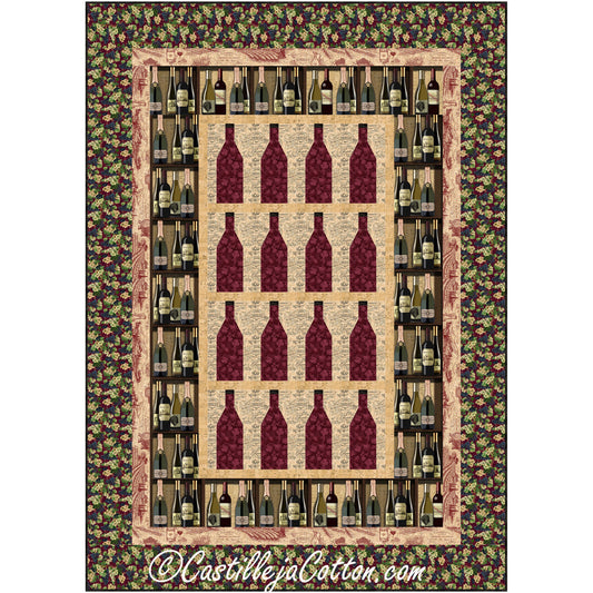 Wine Vault Quilt CJC-54171e - Downloadable Pattern