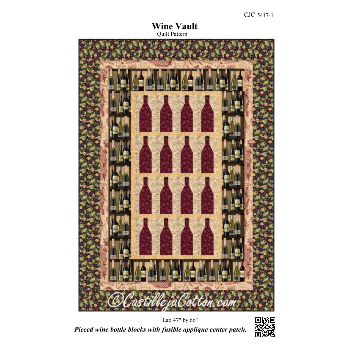 Wine Vault Quilt CJC-54171e - Downloadable Pattern