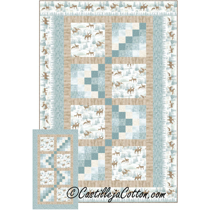 Deer in the Snow Quilt Pattern CJC-54180 - Paper Pattern