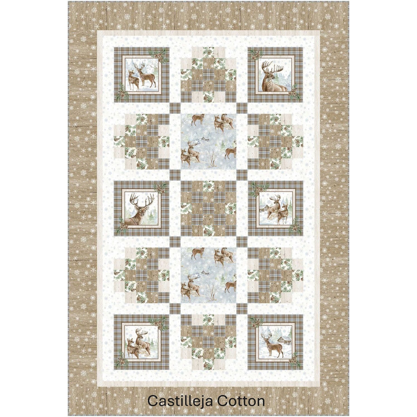 Deer Chains Quilt Pattern CJC-541915 - Paper Pattern