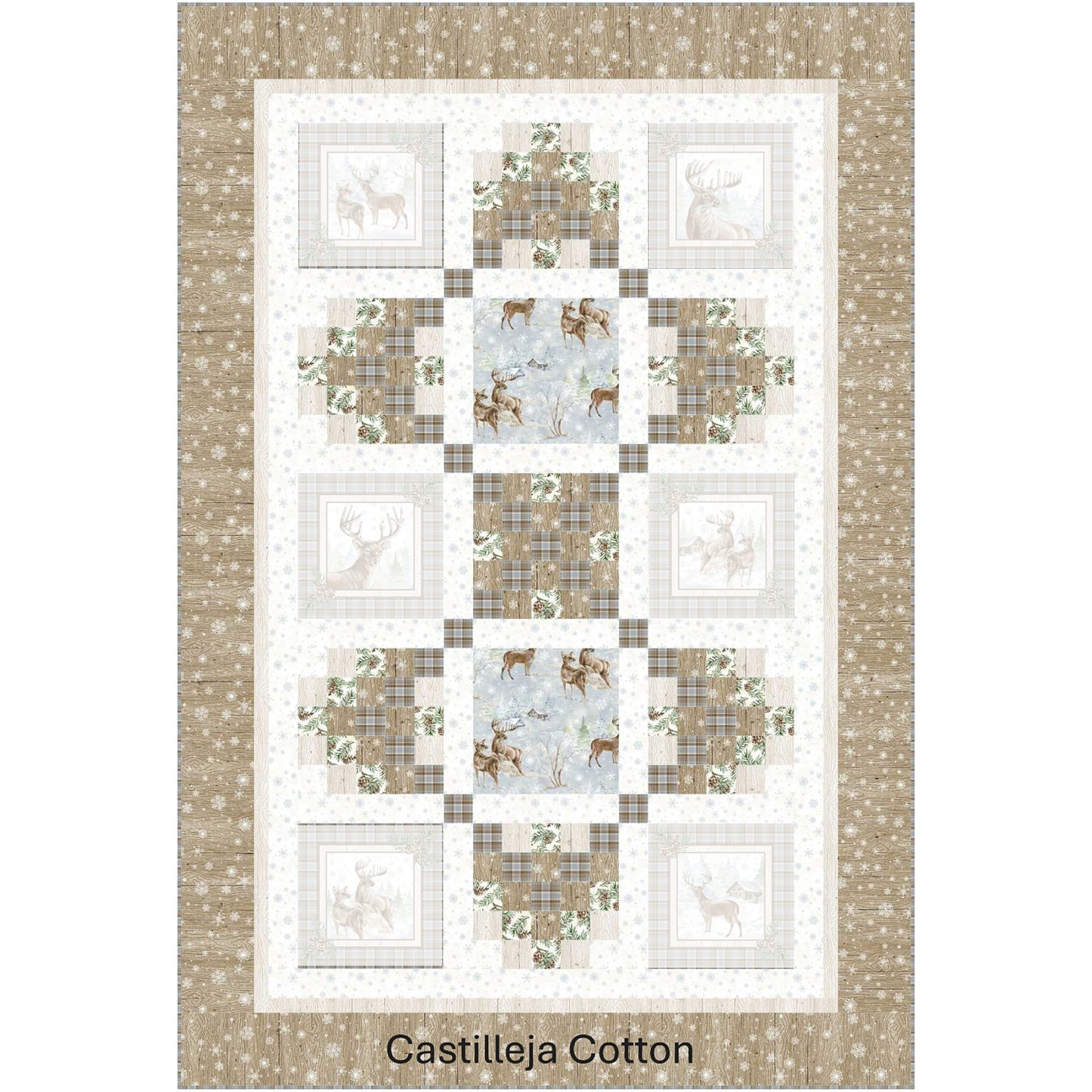 Deer Chains Quilt Pattern CJC-541915 - Paper Pattern